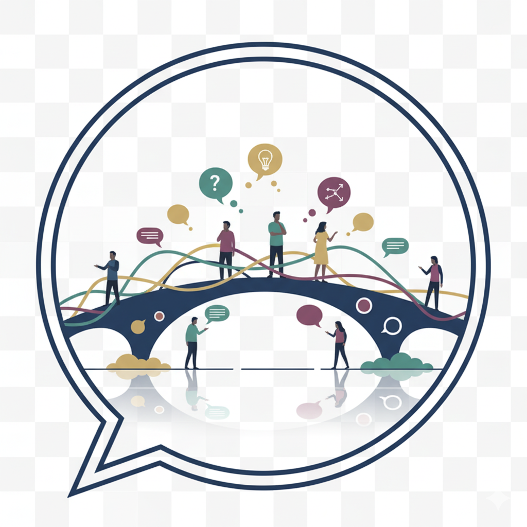 Refleksjons bro’en illustrasjon